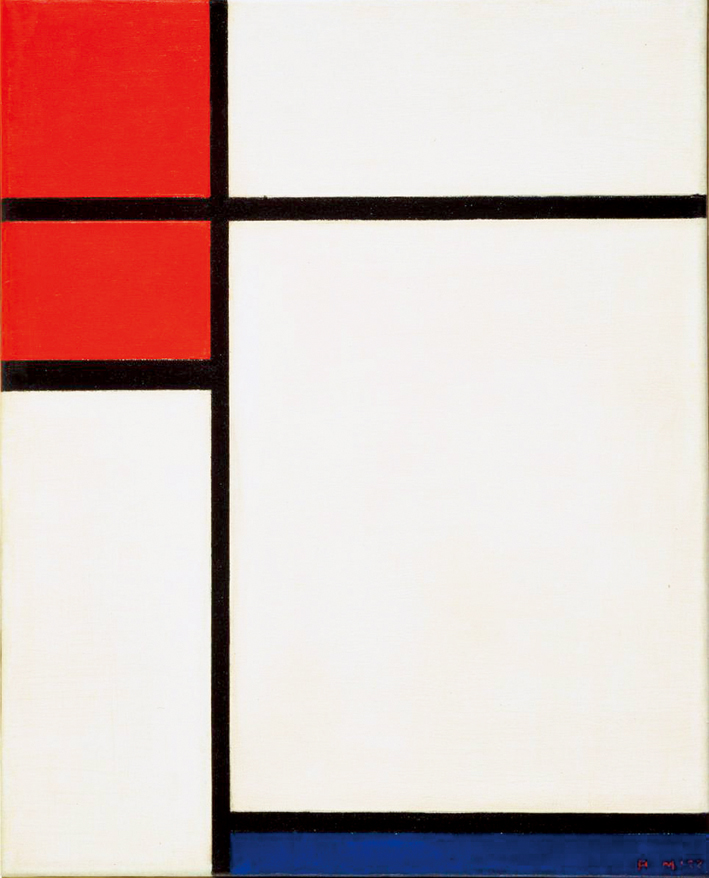  皮特·蒙德里安 Piet Mondrian ——色彩构成12